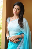 Shraddha Das Hot Saree Stills